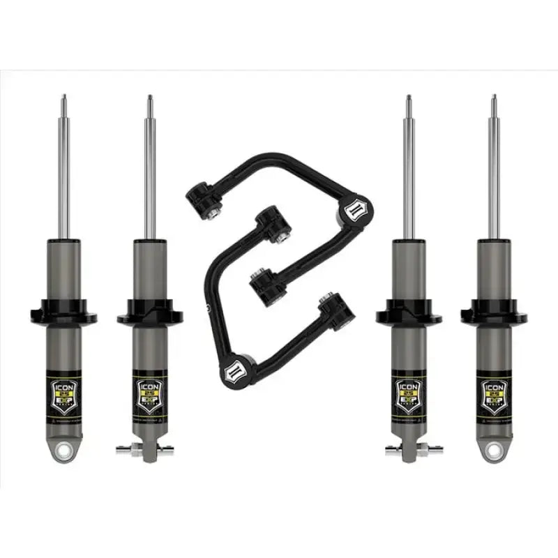 K40012T Icon 21-Up Bronco Hoss 2.0 Package, 0-2' Lift with high-quality Icon 2.0 shocks and rugged design for 2021 and later Bronco models.
