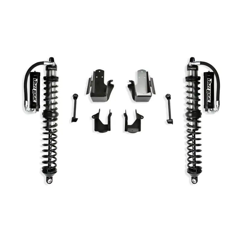 2-inch black Bilstein B8 5100 shocks for K4151DL Fabtech coilover conversion