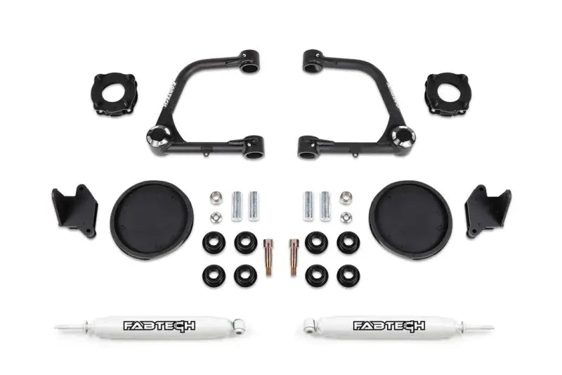 K7086 Fabtech 3' Uca Kit W/Uniballs & Fr Shk Spcr