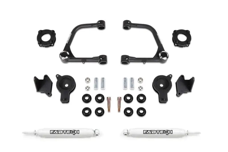 K7089 Fabtech 3' Uca Kit W/Uniballs & Fr Shk Spcr