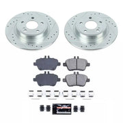 PowerStop K7377 Power Stop 17-19 Infiniti QX30 Rear Z23 Evolution Sport Brake Kit