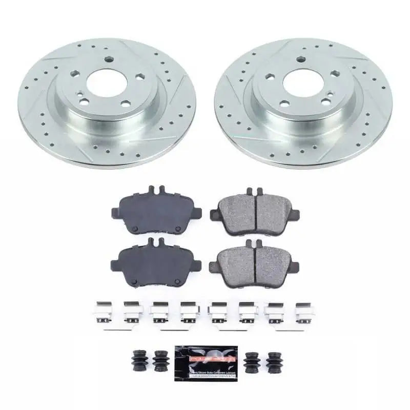 PowerStop K7377 Power Stop 17-19 Infiniti QX30 Rear Z23 Evolution Sport Brake Kit