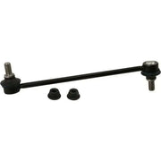 Black stabilizer bar link with bushings from K750658 Moog Stabilizer Bar Link Kit