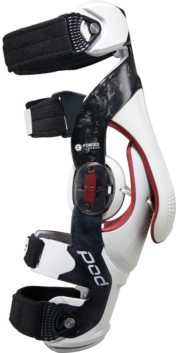 K8 3.0 Knee Brace Carbon (Rt) Carbon/White 2x - POD