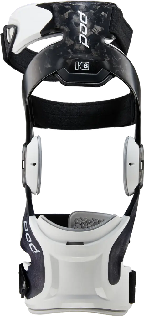 K8 3.0 Knee Brace Carbon (Rt) Carbon/White 2x - POD