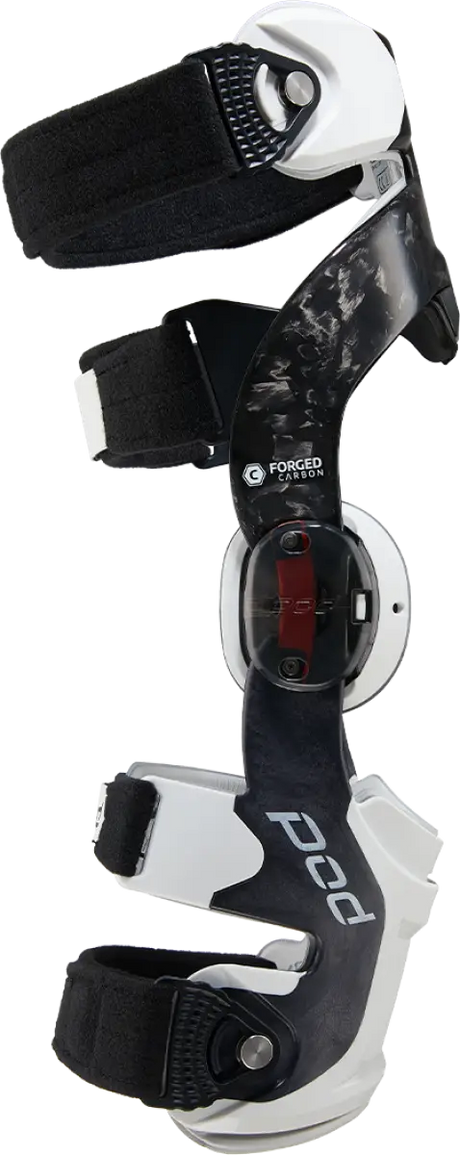 K8 3.0 Knee Brace Carbon (Rt) Carbon/White 2x - POD
