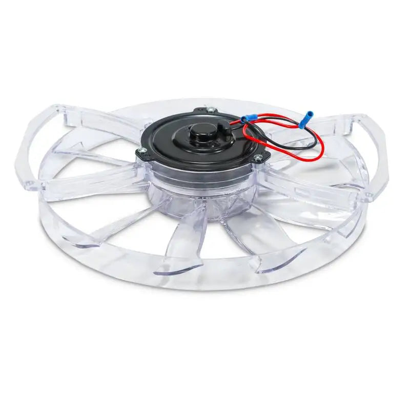 Clear plastic roof vent fan with black motor and wires for Dometic roof vent motor