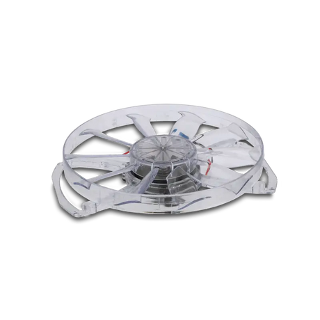 Clear plastic Dometic roof vent motor with visible wiring and central motor for 6600/8000/6000 series
