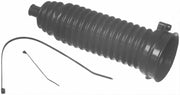 Black corrugated rubber boot with zip ties for K8834 Moog Strut Bumper Lin replacement