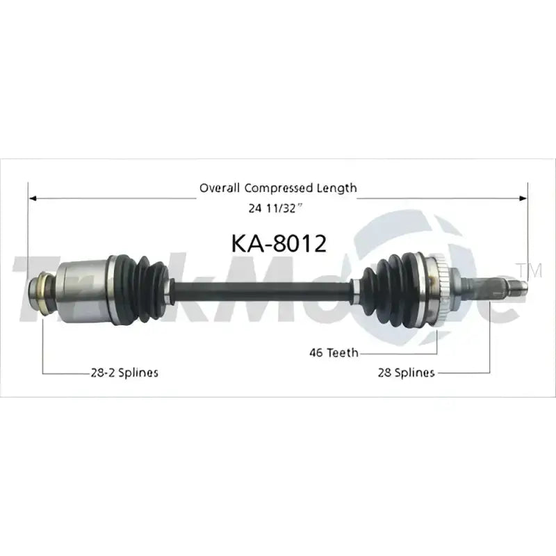 KA-8012 Trakmotive New Cv Axle - Shaft