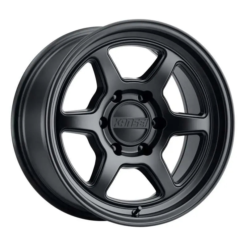 Kansei K14MB Roku 17x8.5in / 6x135 BP / 0mm Offset / 87.1mm Bore - Matte Black Wheel - Wheels