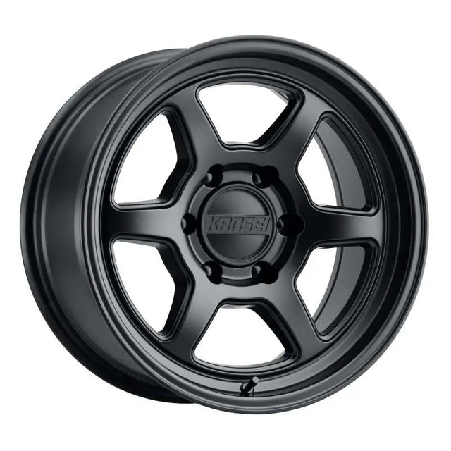Kansei K14MB Roku 17x8.5in / 6x135 BP / 0mm Offset / 87.1mm Bore - Matte Black Wheel - Wheels