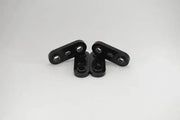 Four black metal links for Kartboy BRZ transmission bushing insert upgrade