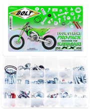 BOLT KXPP-19F Kawasaki 4 Stk Pro Pack for KX250/KX450F - BOLT