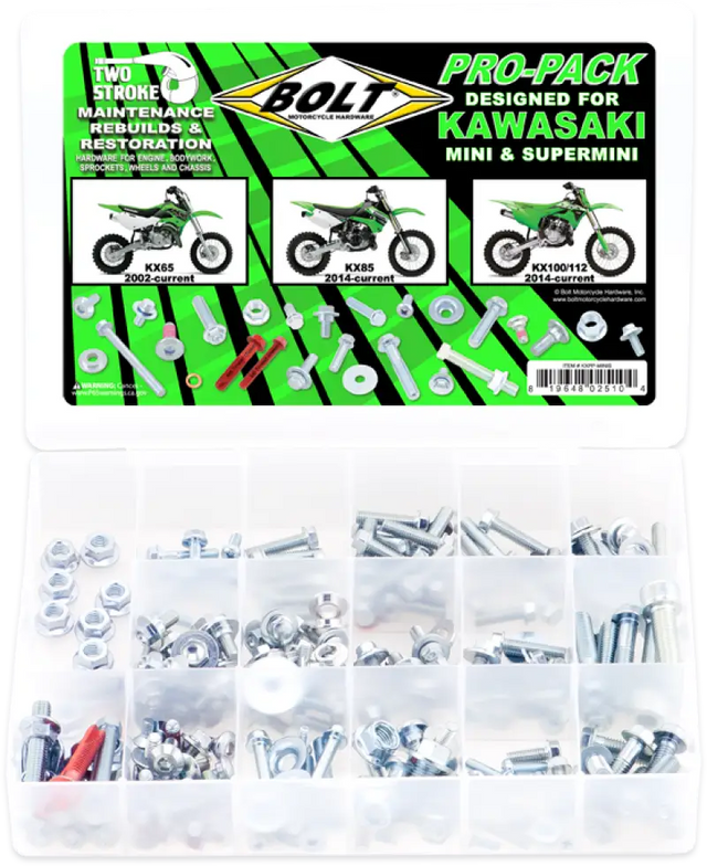 BOLT KXPP-MINIS Propack Kawasaki Mini Kit for KX65/85/100/112 - BOLT