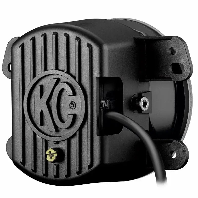 KC HiLiTES 07-09 Jeep JK 4in. Gravity G4 LED Light 10w SAE/ECE Clear Fog Beam (Pair Pack System) - 494
