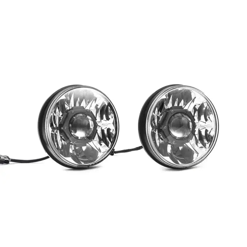 KC HiLiTES 07-18 Jeep JK (Not for Rubicon/Sahara) 7in. Gravity LED Pro DOT Headlight (Pair Pack Sys) - 42341
