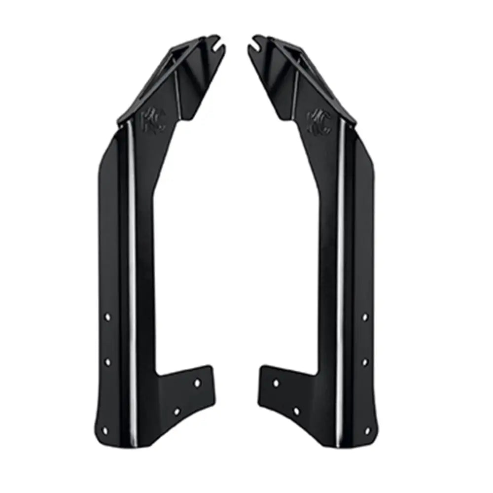 KC HiLiTES 7323 KC HiLiTES 07-18 Jeep JK Overhead Mount Bracket Set (for 50in. Gravity LED Pro6/C-Series LED Lights) - 7323