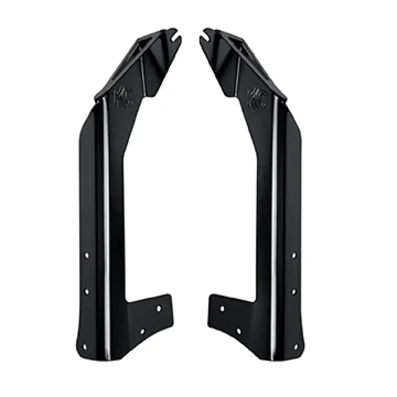 KC HiLiTES 7323 KC HiLiTES 07-18 Jeep JK Overhead Mount Bracket Set (for 50in. Gravity LED Pro6/C-Series LED Lights) - 7323