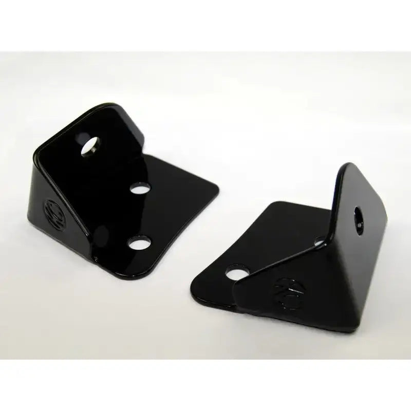 KC HiLiTES 07-18 Jeep JK A-Pillar Windshield Light Mount Bracket Set (Pair) - Black - 7316