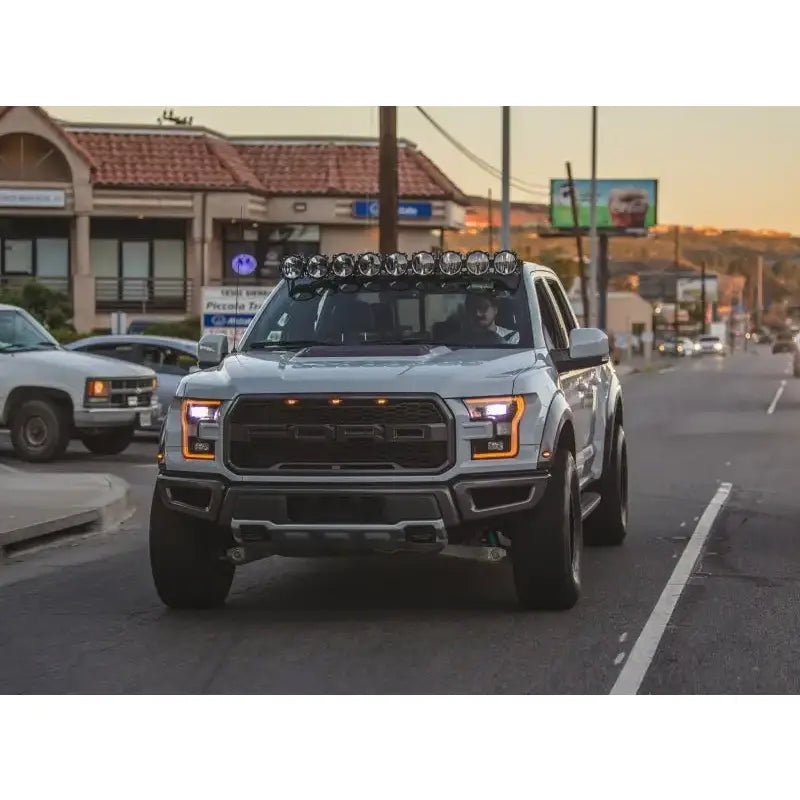 KC HiLiTES 17-18 Ford Raptor 57in. Pro6 Gravity LED 9-Light 180w Combo Beam Overhead Light Bar Sys - 91333