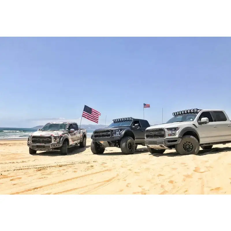 KC HiLiTES 17-18 Ford Raptor 57in. Pro6 Gravity LED 9-Light 180w Combo Beam Overhead Light Bar Sys - 91333