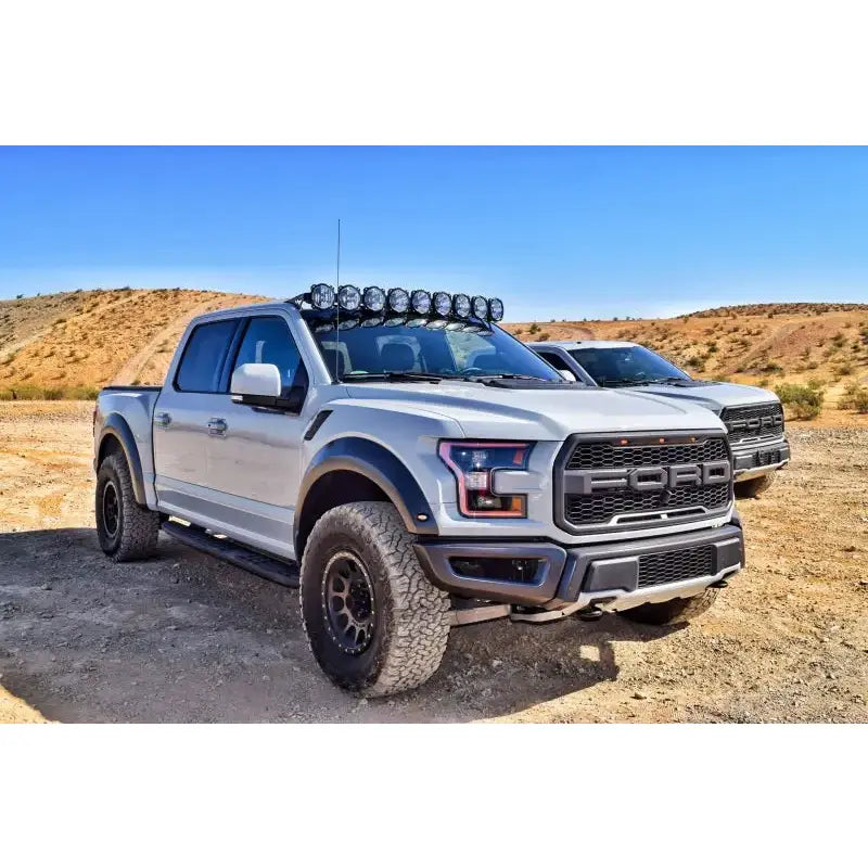 KC HiLiTES 17-18 Ford Raptor 57in. Pro6 Gravity LED 9-Light 180w Combo Beam Overhead Light Bar Sys - 91333