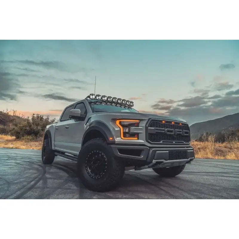 KC HiLiTES 17-18 Ford Raptor 57in. Pro6 Gravity LED 9-Light 180w Combo Beam Overhead Light Bar Sys - 91333