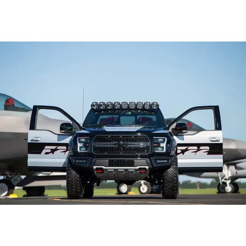 KC HiLiTES 17-18 Ford Raptor 57in. Pro6 Gravity LED 9-Light 180w Combo Beam Overhead Light Bar Sys - 91333
