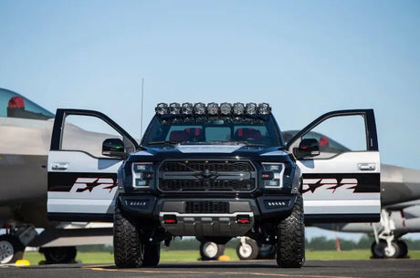 KC HiLiTES 17-18 Ford Raptor 57in. Pro6 Gravity LED 9-Light 180w Combo Beam Overhead Light Bar Sys - 91333
