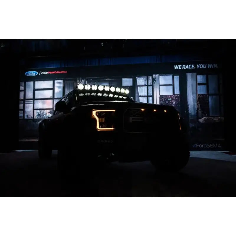 KC HiLiTES 17-18 Ford Raptor 57in. Pro6 Gravity LED 9-Light 180w Combo Beam Overhead Light Bar Sys - 91333