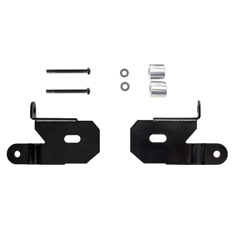 KC HiLiTES 18-19 Jeep Wrangler JL A-Pillar Light Mount Bracket Set (Pair) - Black - 7318