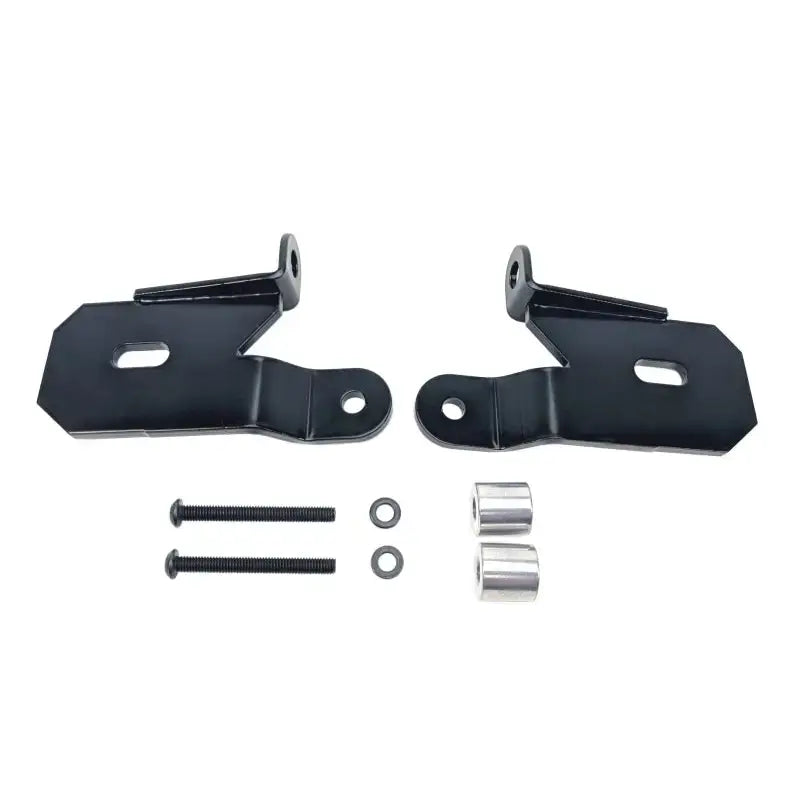 KC HiLiTES 18-19 Jeep Wrangler JL A-Pillar Light Mount Bracket Set (Pair) - Black - 7318