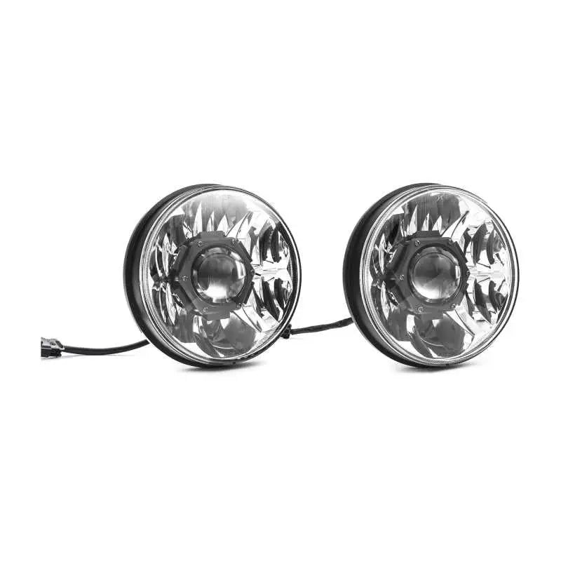KC HiLiTES KC HiLiTES 18-20 Jeep JL/JT 7in. Gravity LED Pro DOT Approved Replac. Headlight (Pair Pack Sys)