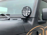 KC HiLiTES 18-23 Jeep JL/JT/4xe 6in Apollo Pro Halogen 2-Light Sys Pillar Mount (100W Spot Beam) - Lights