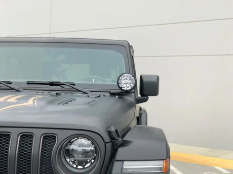 KC HiLiTES 18-23 Jeep JL/JT/4xe 6in Apollo Pro Halogen 2-Light Sys Pillar Mount (100W Spot Beam) - Lights