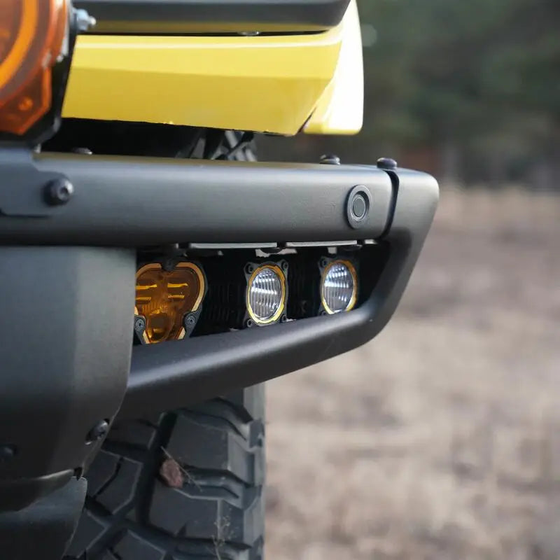 KC HiLiTES 97168 KC HiLiTES 2021+ Ford Bronco FLEX ERA 3 Dual Mode SAE Fog Light Pocket Kit - 97168