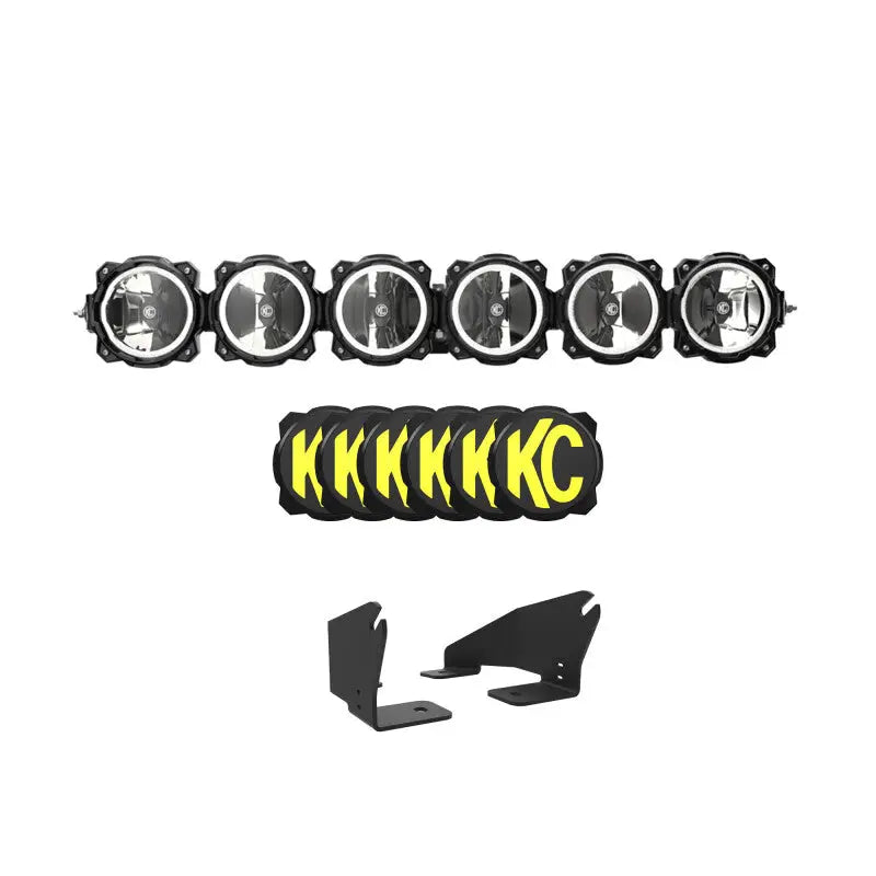 KC HiLiTES 91343 KC HiLiTES 2022+ Polaris RZR Pro XP 39in. Pro6 Gravity LED 6-Light 120w Combo Beam - 91343