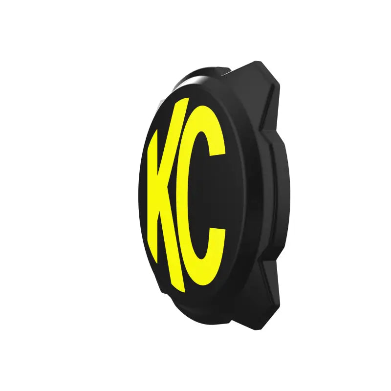 KC HiLiTES 5111 KC HiLiTES 6in. Hard Cover for Gravity Pro6 LED Lights (Single) - Black w/Yellow KC Logo - 5111