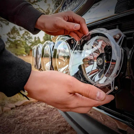 KC HiLiTES 6in. Light Shield for Gravity Pro6 LED Lights (Single) - Clear - 5118