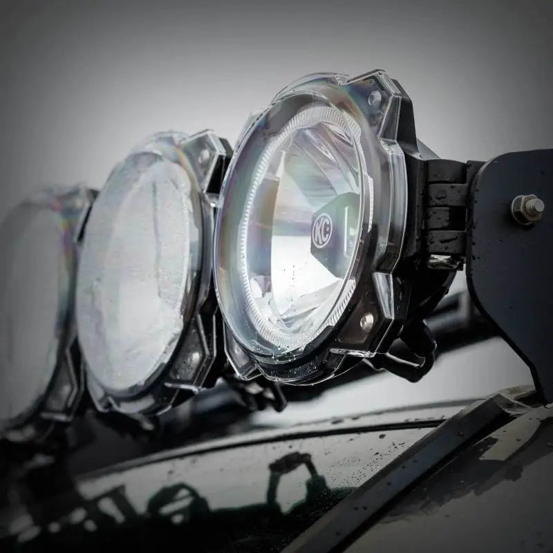 KC HiLiTES 6in. Light Shield for Gravity Pro6 LED Lights (Single) - Clear - 5118