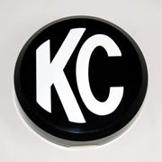KC HiLiTES 5105 KC HiLiTES 6in. Round Hard Cover for Daylighter/SlimLite/Pro-Sport (Single) - Black w/White KC Logo - 5105