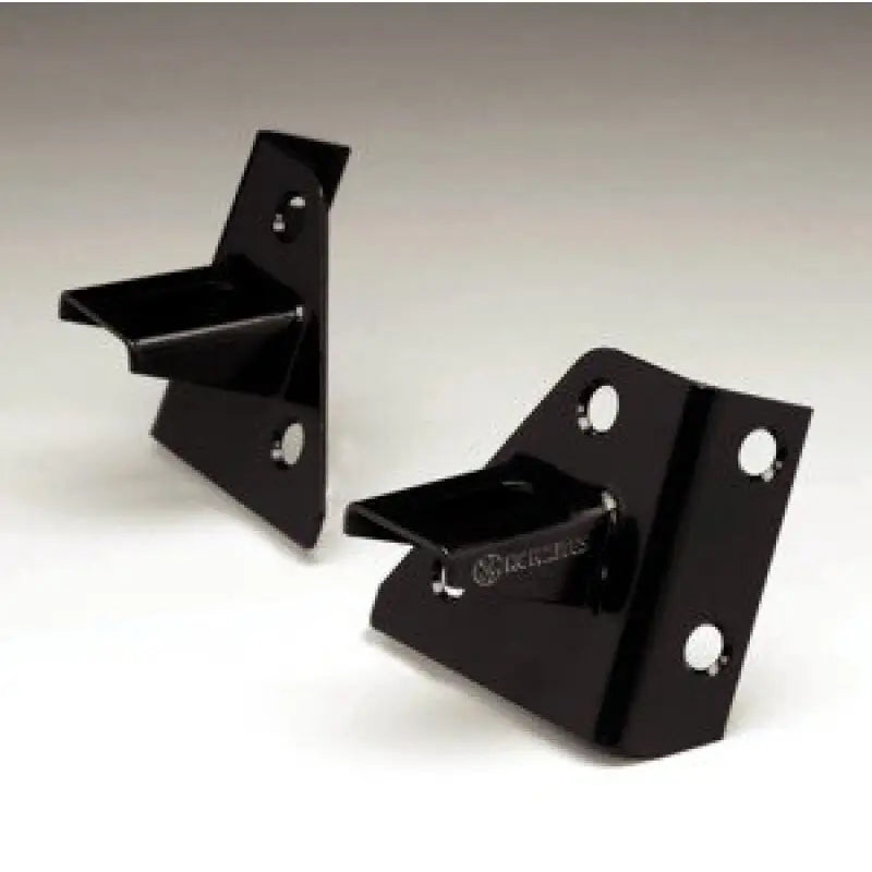 KC HiLiTES 7321 KC HiLiTES 86-95 Jeep YJ Windshield Hinge Light Mount Bracket Set (Pair) - Black - 7321