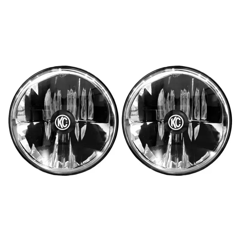 KC HiLiTES 97-06 Jeep TJ/Univ. 7in. Gravity LED H4 DOT Approved Replac. Headlight (Pair Pack System) - 42361