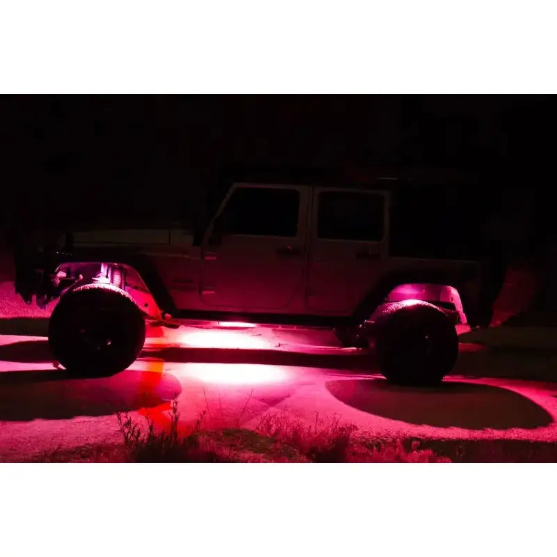 KC HiLiTES C-Series RGB LED Rock Light Kit (Incl. Wiring) - Set of 6 - 339