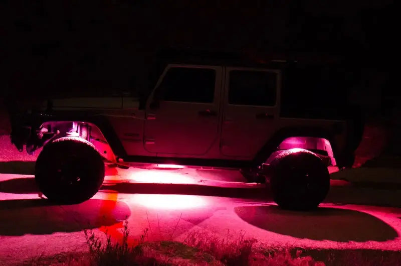 KC HiLiTES C-Series RGB LED Rock Light Kit (Incl. Wiring) - Set of 6 - 339