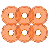 KC HiLiTES Cyclone V2 LED - Replacement Lens - Amber - 6-PK - 4412