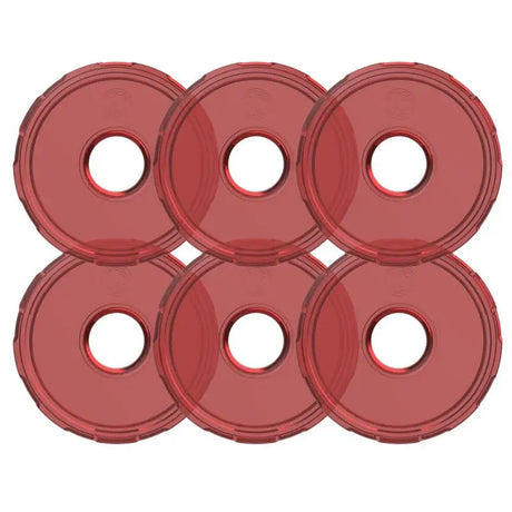 KC HiLiTES Cyclone V2 LED - Replacement Lens - Red - 6-PK - 4413