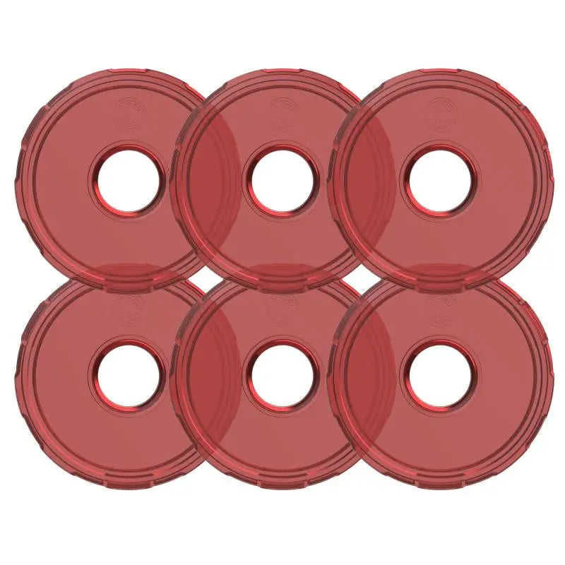 KC HiLiTES Cyclone V2 LED - Replacement Lens - Red - 6-PK - 4413
