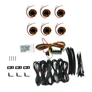 KC HILITE 91041 CYCLONE V2 LED ROCK LIGHT - 6-LIGHT